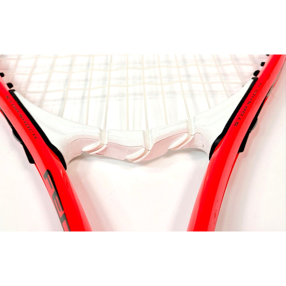 Wilson Roger Federer Stop Shock Tennis Racket Power Strings Red Black 27" 4 3/8" - Picture 6 of 11